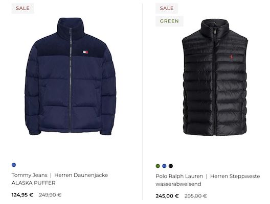🧥 engelhorn: bis 30% Rabatt auf Jacken von Tommy Hilfiger, Wellensteyn, Ralph Lauren, BOSS uvm.
