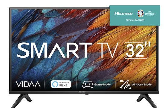 📺 Hisense 32A4K   32 Zoll HD ready Fernseher für 99€ (statt 159€)