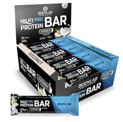 🍫 36x Bodylab Milky Pro Protein Bar (30% Eiweiß-Anteil) für 41,58€ (statt 55€)