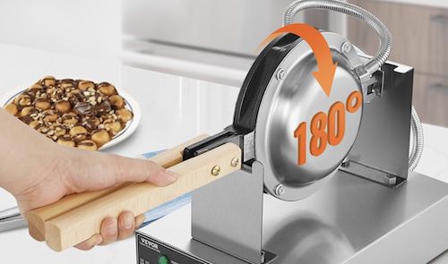 🧇 VEVOR kommerzieller Bubble Waffelmaker für 50,99€ (statt 77€)