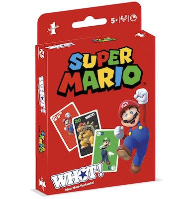 🍄 WHOT! Mau-Mau-Variante Super Mario Kartenspiel für 3,99€ (statt 8€)