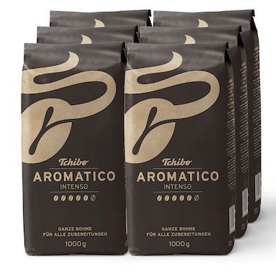 🥱 Zum wach werden ☕️ 6kg Tchibo Aromatico Intenso Kaffeebohnen für 77,47€ (statt 91€) 🥱 Zum wach werden ☕️ 6kg Tchibo Aromatico Intenso Kaffeebohnen für 77,47€ (statt 91€)