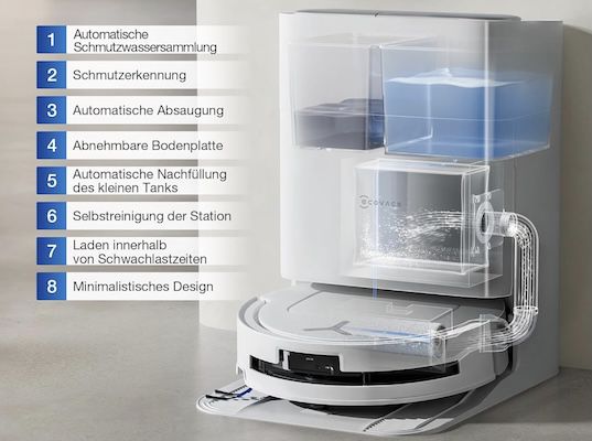 🧹 ECOVACS DEEBOT T80 OMNI Saugroboter mit Frischwasser-Selbstreinigung für 599€ (statt 899€) 🧹 ECOVACS DEEBOT T80 OMNI Saugroboter mit Frischwasser Selbstreinigung für 599€ (statt 899€)