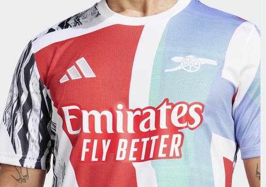 👕 adidas FC Arsenal 24/25 Pre Match Shirt für 28€ (statt 57€)   nur S + M