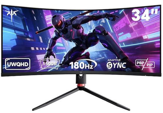 🖥️ KTC H34S18S - 34 Zoll curved WQHD Gaming-Monitor mit 165 Hz für 213,13€ (statt 300€) 🖥️ KTC H34S18S   34 Zoll curved WQHD Gaming Monitor mit 165 Hz für 213,13€ (statt 300€)