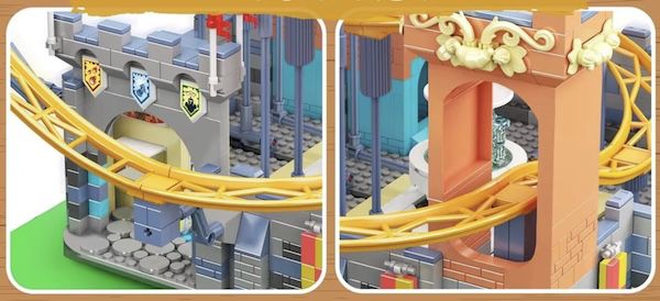 🎢 Mould King 11023 Achterbahn-Bausatz  🎢 Mould King 11023 Achterbahn Bausatz Castle mit 2.584 Teilen für 93,46€ (statt 118€)