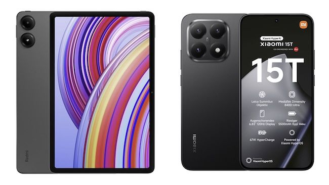 🔥 Android Starter-Pack 📱 Xiaomi 15T (256 GB) + Redmi Pad Pro für 471,92€ (statt 641€) 🔥 Android Starter Pack 📱 Xiaomi 15T (256 GB) + Redmi Pad Pro für 471,92€ (statt 641€)