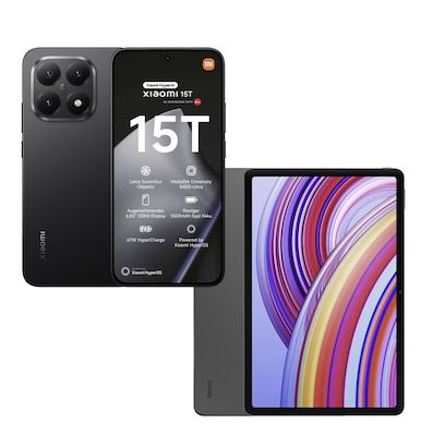 🔥 Android Starter-Pack 📱 Xiaomi 15T (256 GB) + Redmi Pad Pro für 471,92€ (statt 641€) 🔥 Android Starter-Pack 📱 Xiaomi 15T (256 GB) + Redmi Pad Pro für 471,92€ (statt 641€)