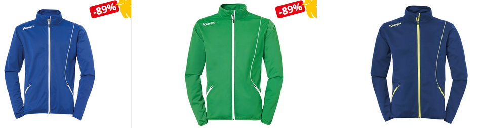 🧥🧥 Kempa Curve Classic Herren u. Kids leichte Sport Jacken für je 9,43€ (statt 20€) Restgrößen 🧥🧥 Kempa Curve Classic Herren u. Kids leichte Sport Jacken für je 9,43€ (statt 20€) Restgrößen