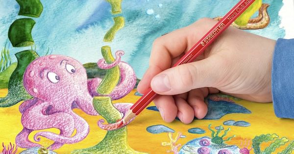 ✏️ 24er Pack Staedtler Noris Club aquarell wasservermalbare Buntstifte für 7,37€ (statt 10€)