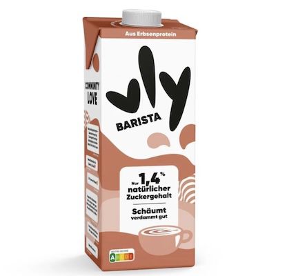 🥛 16x vly Milchalternative aus Erbsen für 33,83€ (statt 40€) – Barista, High Protein etc.
