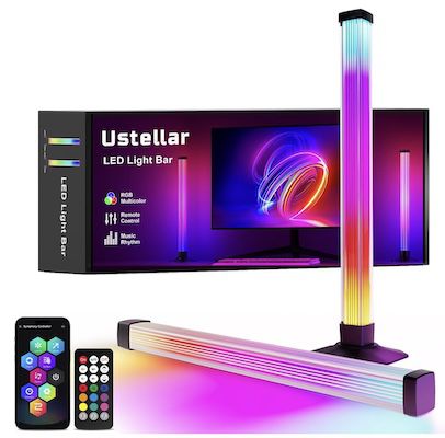 💡 Ustellar RGB IC LED Lightbar mit Musik Sync für 15,99€ (statt 32€)
