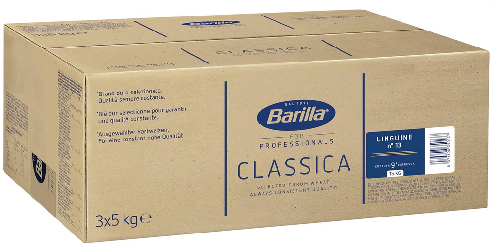 Fehler? 3x Barilla Bavette Hartweizen Pasta n. 13 ➡️ 5kg für 21,85€ (statt 46€) Fehler? 3x Barilla Bavette Hartweizen Pasta n. 13 ➡️ 5kg für 21,85€ (statt 46€)