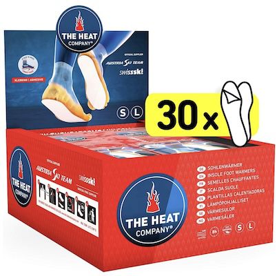 🦶 30er Pack THE HEAT COMPANY Sohlenwärmer klebend (bis 8h) für 42,40€ (statt 55€) 🦶 30er Pack THE HEAT COMPANY Sohlenwärmer klebend (bis 8h) für 42,40€ (statt 55€)