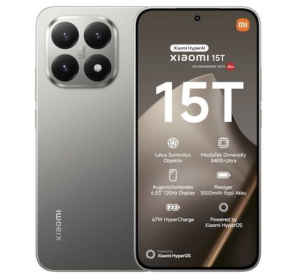 📱 Xiaomi 15T Smartphone mit Leica-Kamera für 359,70€ (statt 422€)