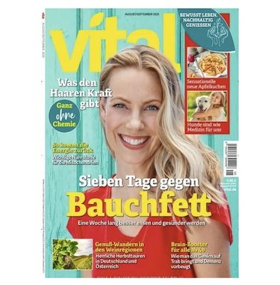 🥗 6 Ausgaben „vital“ GRATIS + 6,95€ Versandkosten (statt 28€)