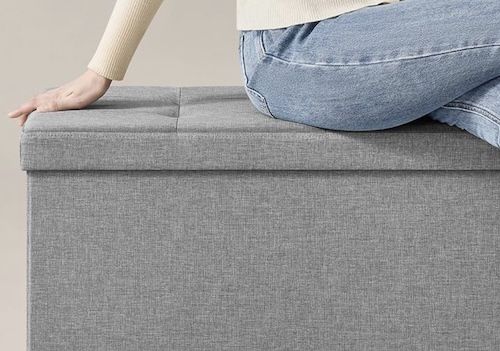 Songmics Sitzbank mit Stauraum, 110cm für 17€ (statt 33€) Songmics Sitzbank mit Stauraum, 110cm für 17€ (statt 33€)