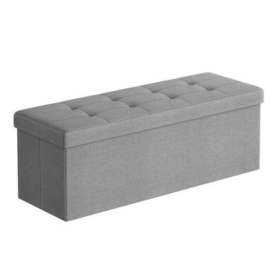 Songmics Sitzbank mit Stauraum, 110cm für 17€ (statt 33€)