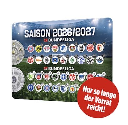 ⚽ 12 Monate BILDplus für einmalig 19,99€ + GRATIS Bundesliga-Magnettabelle