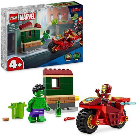 🦸🏻 LEGO 76287 Marvel Iron Man mit Bike & der Hulk für 9,99€ (statt 15€)