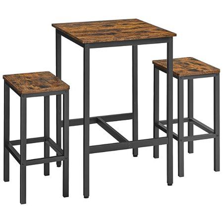 🪑 Vasagle Vintage Bartisch mit Barhocker-Set für 63,99€ (statt 80€)