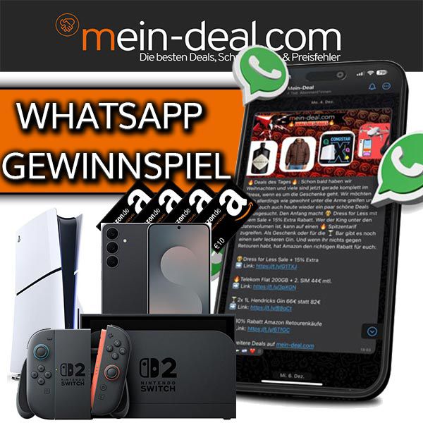 🔥💯 WhatsApp Channel Neustart mit fettem Gewinnspiel!🔥🔥 (2x PS5, 2x Switch 2, Galaxy S25 FE, + Amazon Gutscheine)