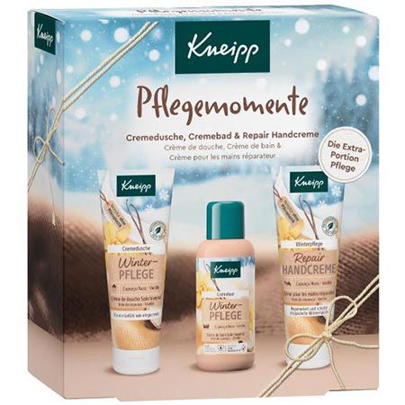 🛀 Kneipp Pflegemomente Geschenkpackung mit Winterpflege Bestsellern für 5,99€ (statt 9€)