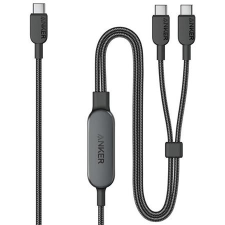 🔌 Anker USB-C auf Dual USB-C Kabel, 140W Max für 9,99€ (statt 20€)