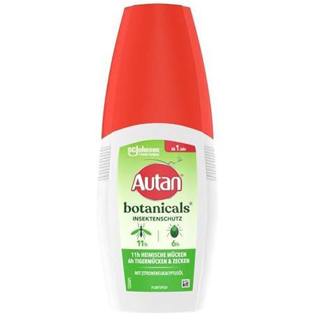 🦟 Autan Botanicals Insektenschutz Pumpspray, 100ml ab 5,56€ (statt 7,49€)