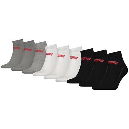 🧦 9er Pack Levis Ecom Quartersocken für 16,95€ (statt 24€)