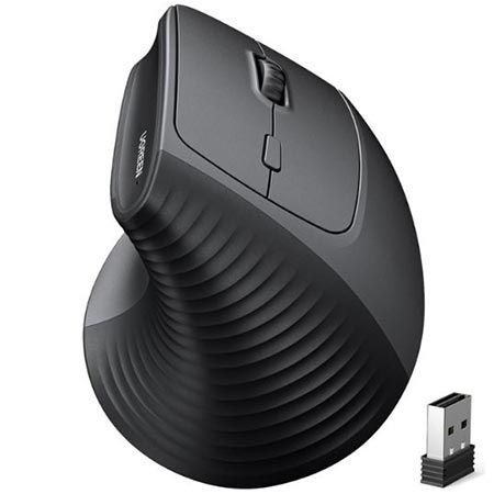🖱️ Ugreen Kabellose Ergonomische 2.4G & Bluetooth Maus für 13,98€ (statt 20€)