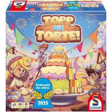 🎲 Schmidt Spiele Topp die Torte!, Kinderspiel des Jahres 2025 für 15,49€ (statt 22€)