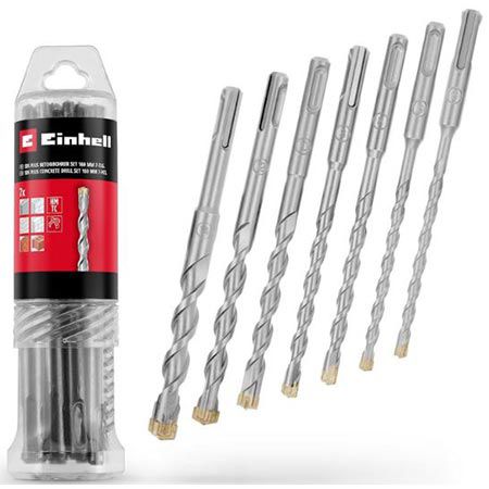🪛 7-tlg. Original Einhell SDS Plus Hammerbohrer-Set, 160mm für 14,99€ (statt 20€)