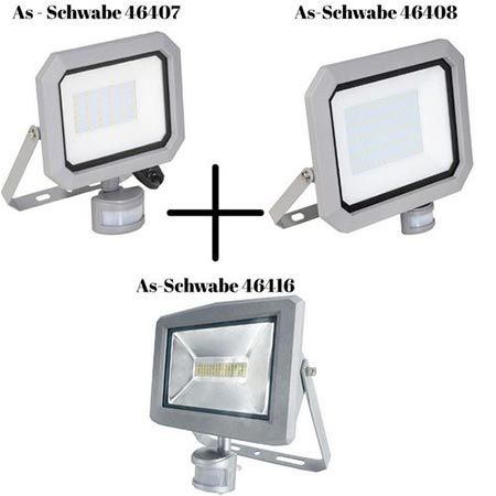 🔥 eBay: -70% auf AS-Schwabe LED Strahler mit Bewegungsmelder – z.B. 20W für 19,95€ (statt 63€)
