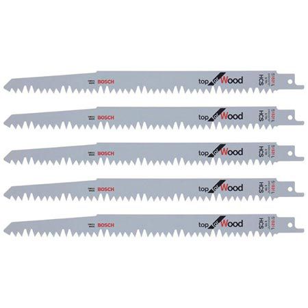 🪚 5er Pack Bosch Professional S 1531 L Säbelsägeblatt, 240mm für 15,29€ (statt 18€)