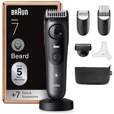 🧔🏻‍♂️ Braun Series 7 Barttrimmer mit 7 Zubehörteile für 69,99€ (statt 91€)