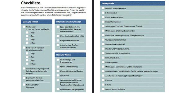 📋 Bundesamt veröffentlicht Notfall Ratgeber für Krisen & Katastrophen   Notwendig?