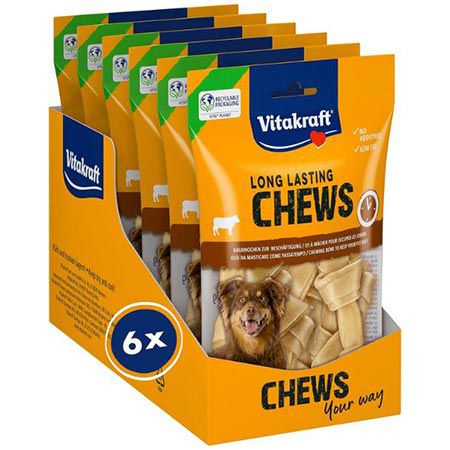 🐶 6er Pack Vitakraft Long Lasting Chews Hundekauknochen ab 14,85€ (statt 23€)