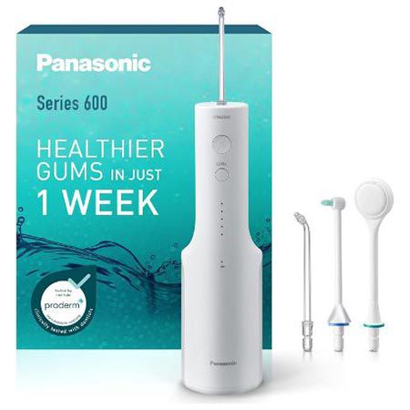 🦷 Panasonic Series 600 Ultraschall-Munddusche für 59,99€ (statt 78€)