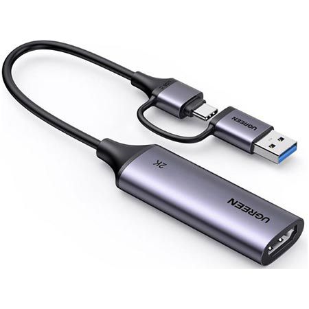 🎮 UGREEN 4K/2K Video Capture Card, USB 3.0 HDMI auf USB C/A für 16,99€ (statt 20€)