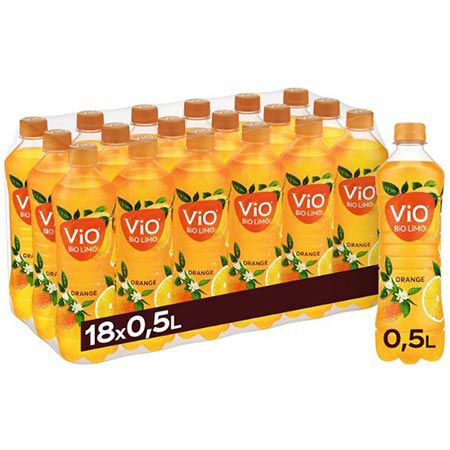 🍊 18er Pack ViO BiO Limo Orange, 0,5 Liter ab 10,63€ (statt 23€) – 0,59€ pro Flasche!