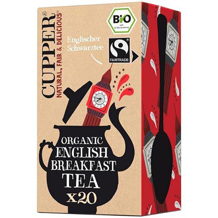 🍵 Cupper Bio English Breakfast Schwarztee, 20 Beutel ab 1,79€ (statt 3€) 🍵 Cupper Bio English Breakfast Schwarztee, 20 Beutel ab 1,79€ (statt 3€)
