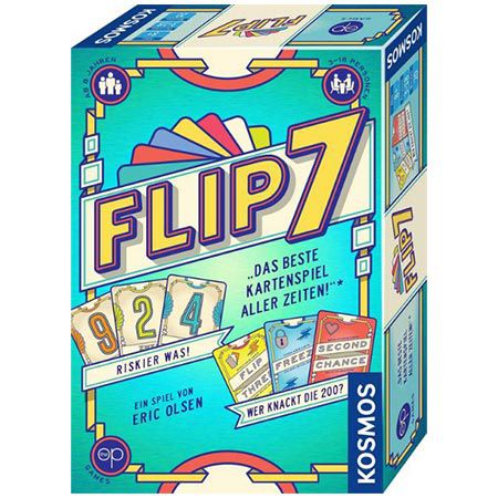 🃏 Kosmos Flip 7 Kartenspiel mit Black Jack Prinzip für 9,69€ (statt 13€)