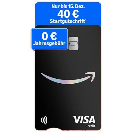 KNALLER! 🔥 40€ Startguthaben 🔥 Bis 2% Cashback auf Amazon Einkäufe 💳 Kostenlose VISA