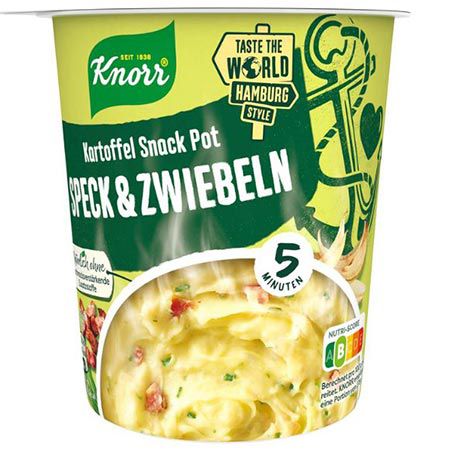 🥔 8er Pack Knorr Kartoffel Snack Pot Speck & Zwiebeln für 9,49€ (statt 13€)