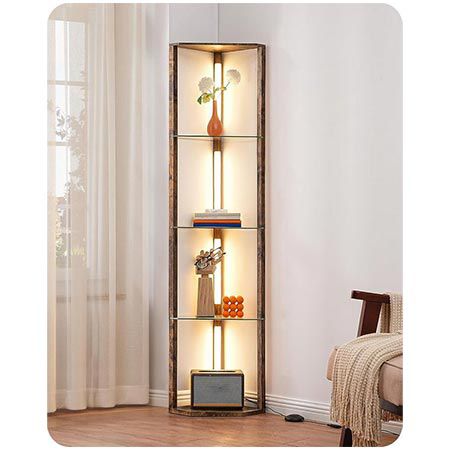 💡 EDISHINE Stehlampe mit 4 Glasregalen & Beleuchtung für 49,49€ (statt 90€) 💡 EDISHINE Stehlampe mit 4 Glasregalen & Beleuchtung für 49,49€ (statt 90€)