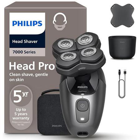 🪒 Philips Head Shaver Pro Series 7000 Glatzenrasierer für 84,99€ (statt 100€)