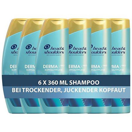 🚿 6x Head & Shoulders Dermaxpro Hydra Pflege Anti-Schuppen Shampoo für 17€ (statt 31€)