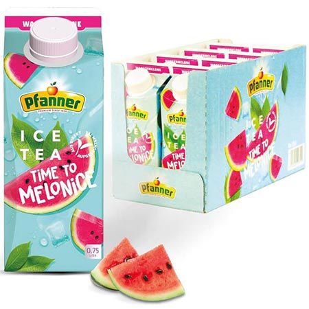🍉 8er Pack Pfanner Eistee Wassermelone, je 750ml ab 9,60€ (statt 12€)