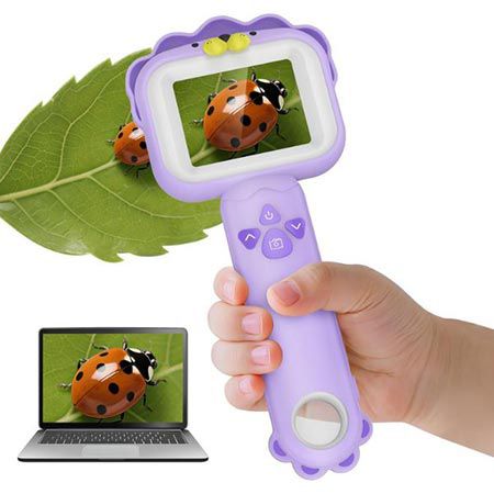🔍 Lelesun Mini-Taschen-Mikroskop für Kinder mit HD-Display für 11,96€ (statt 30€)
